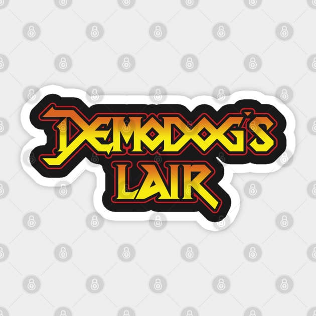 Demodog's Lair Sticker by TrulyMadlyGeekly